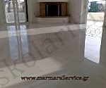 Γυαλισμα μαρμαρων